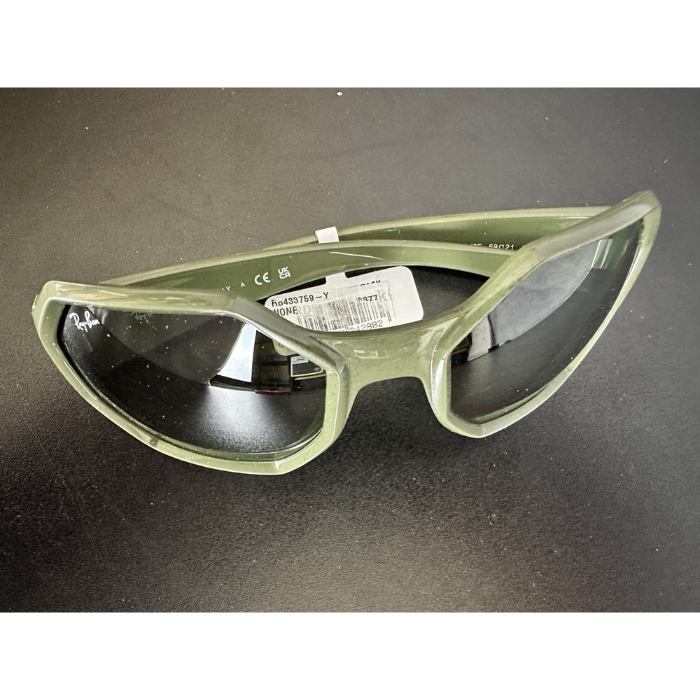 Ray Ban RB4337 6489/8E Sunglasses Green Frame Gradient Lens 59mm NWT - Picture 7 of 13
